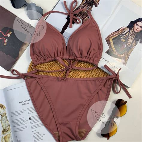 Jual Beachbosses Maui Trikini Bikini Set Baju Renang Bikini Polos Bikini Motif