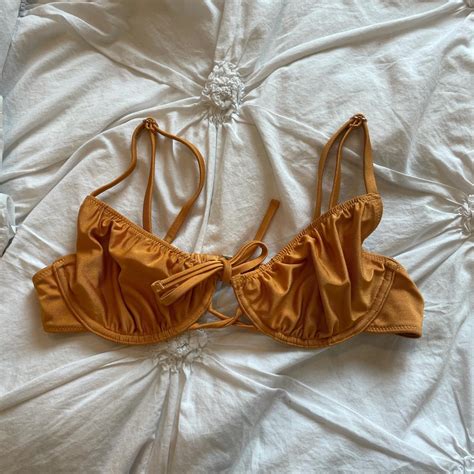 Orange Minkpink Underwire Bikini Depop
