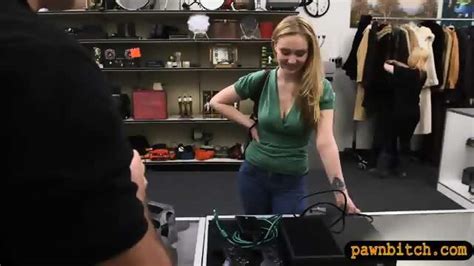 Pretty Chick Pawns Her Pussy And Fucked At The Pawnshop