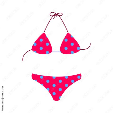 Vector Illustration Of Bikini On Transparent Background Stock Vector Adobe Stock