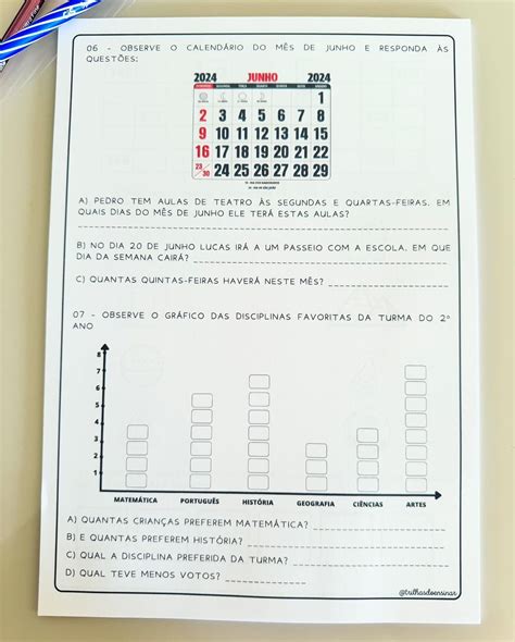 Avaliação De Matemática 2 Ano 2 Bimestre Para Imprimir