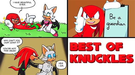 Knuckles Greatest Moments Sonic Comic Dub Compilation Youtube