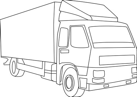 Free Truck Outline Download Free Truck Outline Png Images Free