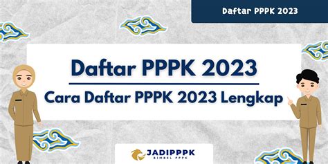 Daftar PPPK 2023 - Cara Daftar PPPK 2023 Lengkap