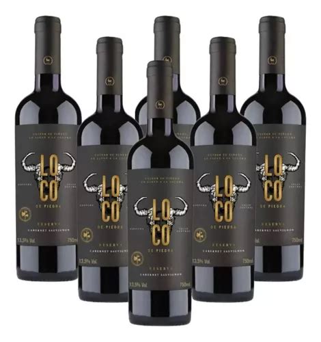 Kit Vinhos Tinto Loco De Piedra Reserva Cabernet Sauvignon