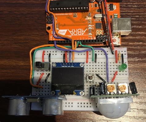 Arduino Motion Activated Distance Sensor : 4 Steps - Instructables