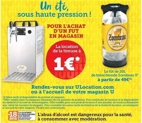 Promo Bi Re Blonde Zornbrau Chez Hyper U Icatalogue Fr