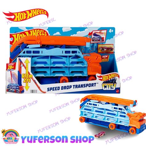 Hot Wheels Hotwheels City Speed Drop Transport Hauler Lazada Indonesia