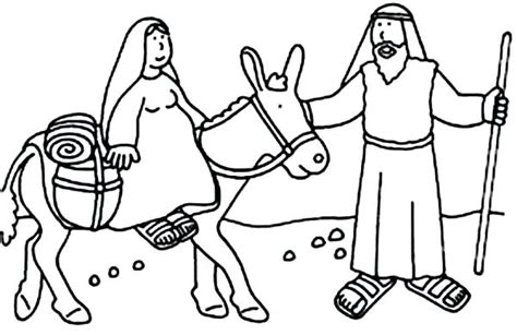 Mary And Joseph Coloring Pages at GetColorings.com | Free printable ...