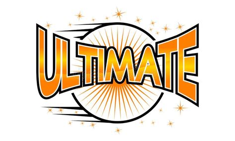 Ultimate Logo Stock Vector Illustration Of Competition 89693276