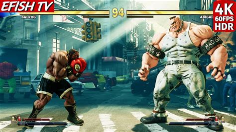 Balrog Vs Abigail Hardest AI Street Fighter V YouTube