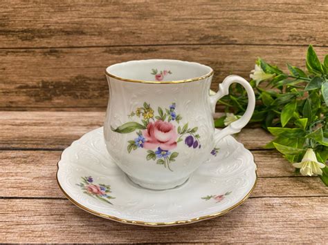 Чашка для чая Bernadotte ""Мейсенский букет" (Полевой цветок)", 310 мл ...