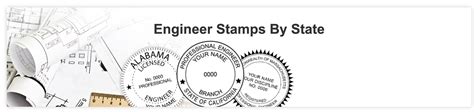 PE Rubber Stamps For Professional Engineers Rubber Stamp Champ