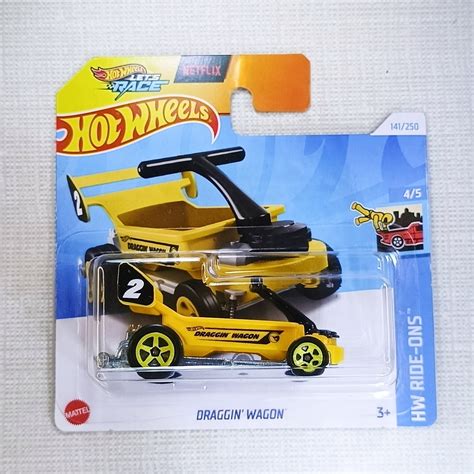 Hot Wheels Draggin Wagon Treasure Hunt Collectible Model Car Miniature Gift Item For Car