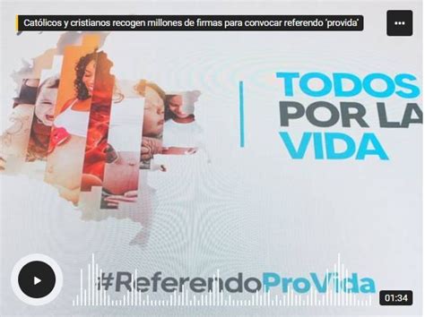 Colombia católicos y cristianos recogen millones de firmas para