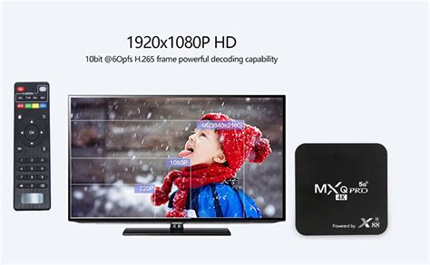 Amazon.com: MXQ Pro 5G Android 13.1 TV Box 2024 RAM mejorada 2GB ROM ...