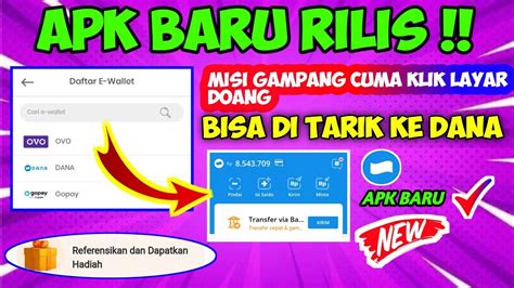 Baru Nemu Nih Apk Baru Aplikasi Penghasil Uang Saldo Dana Tercepat