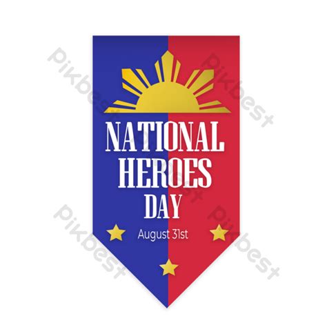 Philippines National Heroes Day Flag Psd Png Images Free Download