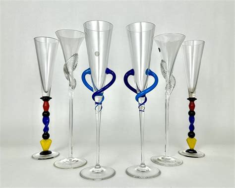 Vintage Champagner Kelche Mit Langem Stiel Von Rosenthal Studio Line