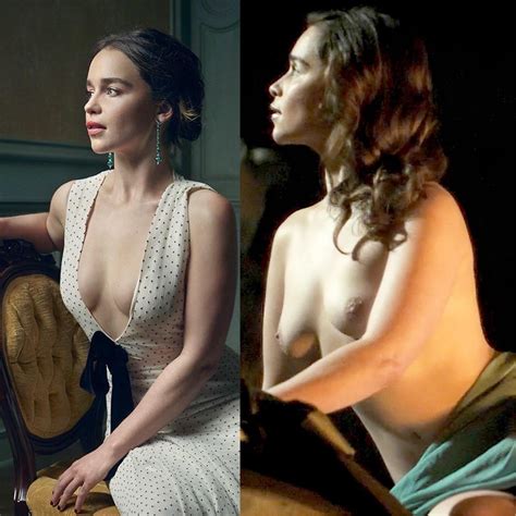 Emilia Clarke As A Brunette On Off Porn Pic