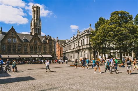 Brugge Square Buildings Free Photo On Pixabay