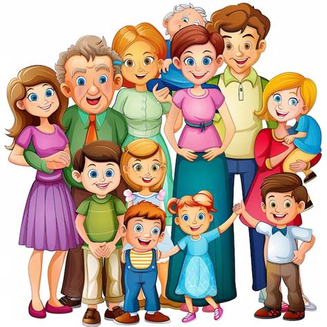 familie cartoon