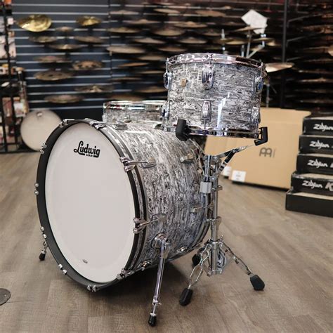 Ludwig Classic Maple Pro Beat 3 Piece Shell Pack 131624 White