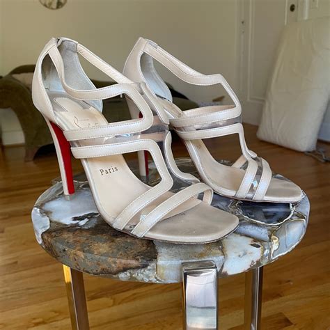 Nude Strappy Christian Louboutin Heels Gem