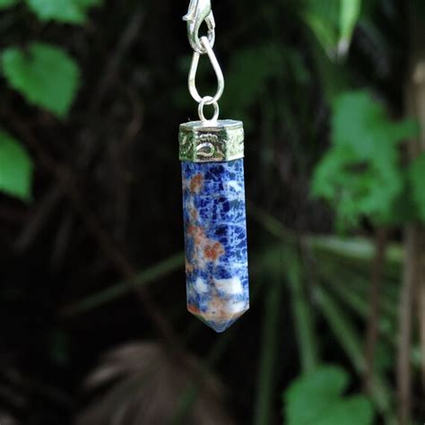 Divine Blue Sodalite Crystal Jewelry Pendant by IndiaCrystals