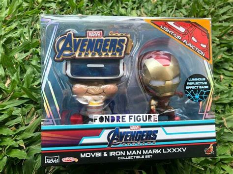 ORIGINAL COSBABY MOVBI IRON MAN MARK LXXXV MK SET COSB COSB HT HOT TOYS FIGURE ORI