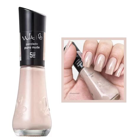 Esmalte Vult Puro Nude Hipoalergenico Free Ml Perolado Gabeauty