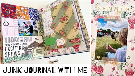 Junk Journal With Me Ep 17 Journaling Process Youtube