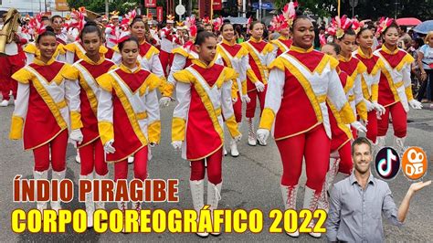 Corpo Coreogr Fico Banda Marcial Ndio Piragibe No Desfile