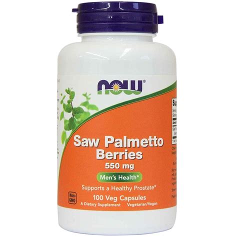 NOW Saw Palmetto 550 мг 100 капсули ТОП ЦЕНА BgBeast.com