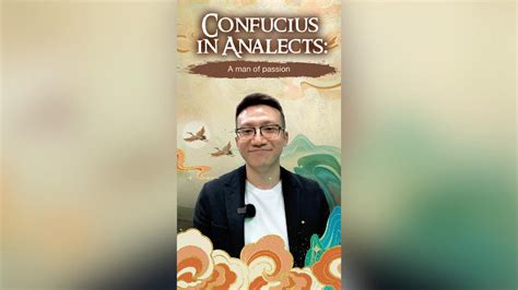 Confucius In Analects A Man Of Passion Cgtn