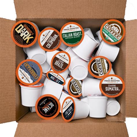 Amazon.com: Fresh Roasted Coffee, Dark Roast Big Box Variety Pack, K