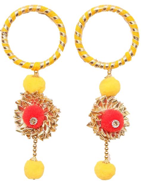 Buy Geetanjali Crafts Handmade Artificial Flower And Beads Kada