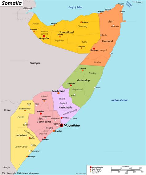 Somalia Map | Detailed Maps of Federal Republic of Somalia