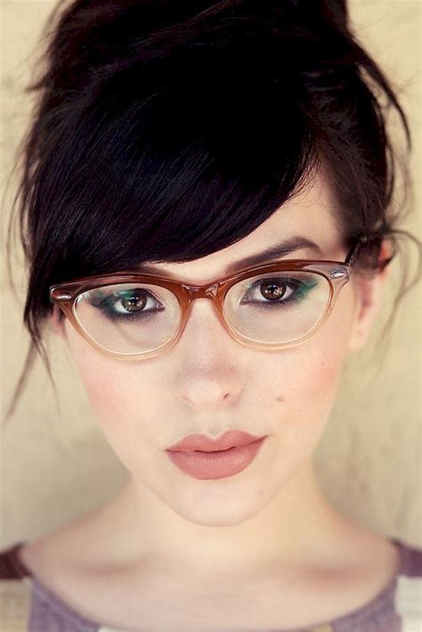 41 Beautiful Women Style For Bangs With Glasses Bangs And Glasses