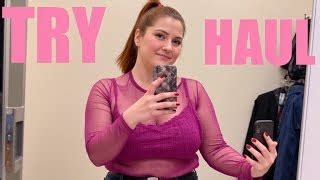 K See Everything Transparent Lingerie Try On Haul Micro Bikini Review