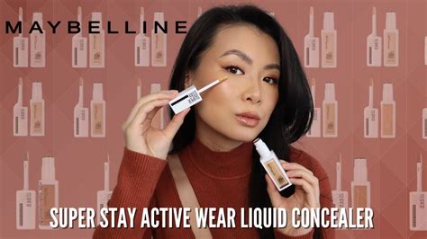 Maybelline Super Stay Active Wear Liquid Concealer Review Wear Test