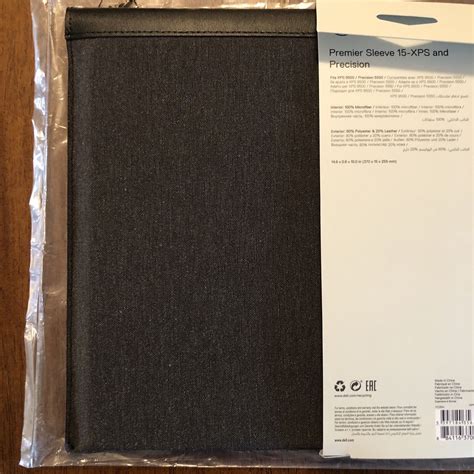 Genuine Dell Premier Sleeve Xps Precision Pe Vx Yc Mj Carry Case