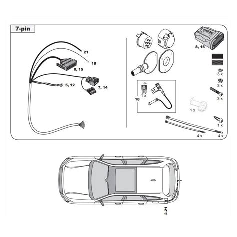 Faisceau Specifique Broches Pour Citroen C X