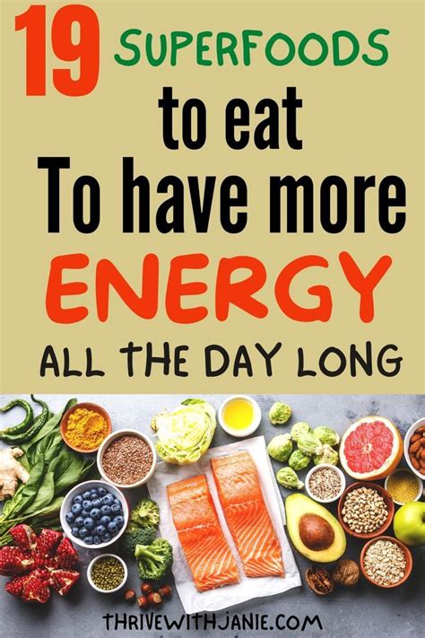 19 high energy foods to boost your energy all day long – Artofit