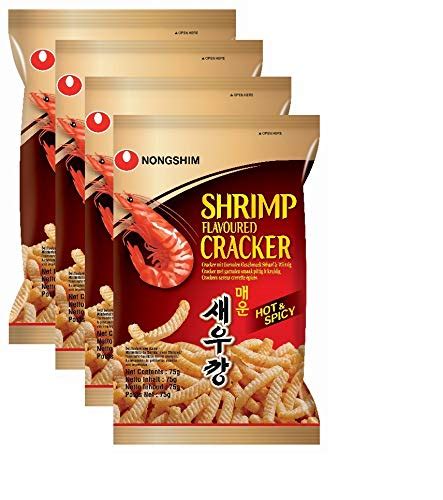Buy Nongshim Hot Spicy Shrimp Flavoured Cracker G Pack Of Imported Online At