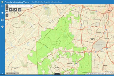 City Of South Fulton Map Maping Resources