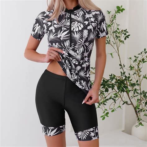 Leesechin Womens Bikinis Clearance Juniors Fashion Split Swimsuit Cute Casual Bikini