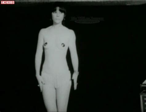 Naked Michèle Dion in Bar Salon