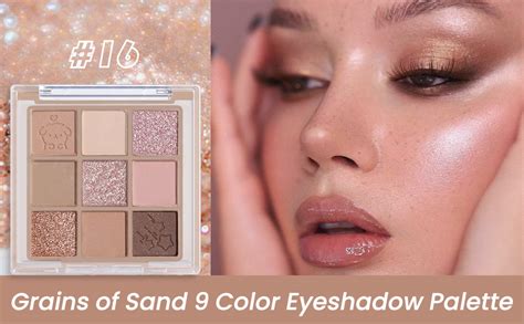 Amazon CAKAILA Color Rose Gold Brown Nude Neutral Eye Shadows Palette Makeup Shimmer