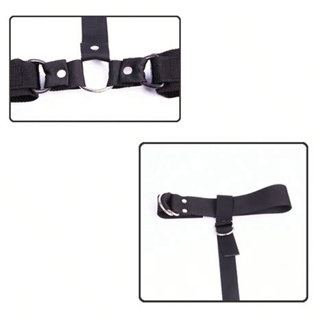 Pc Sex Restraints Set For Couple Adjustable Sexy Straps Restraints Bondage Kit Gothic Punk